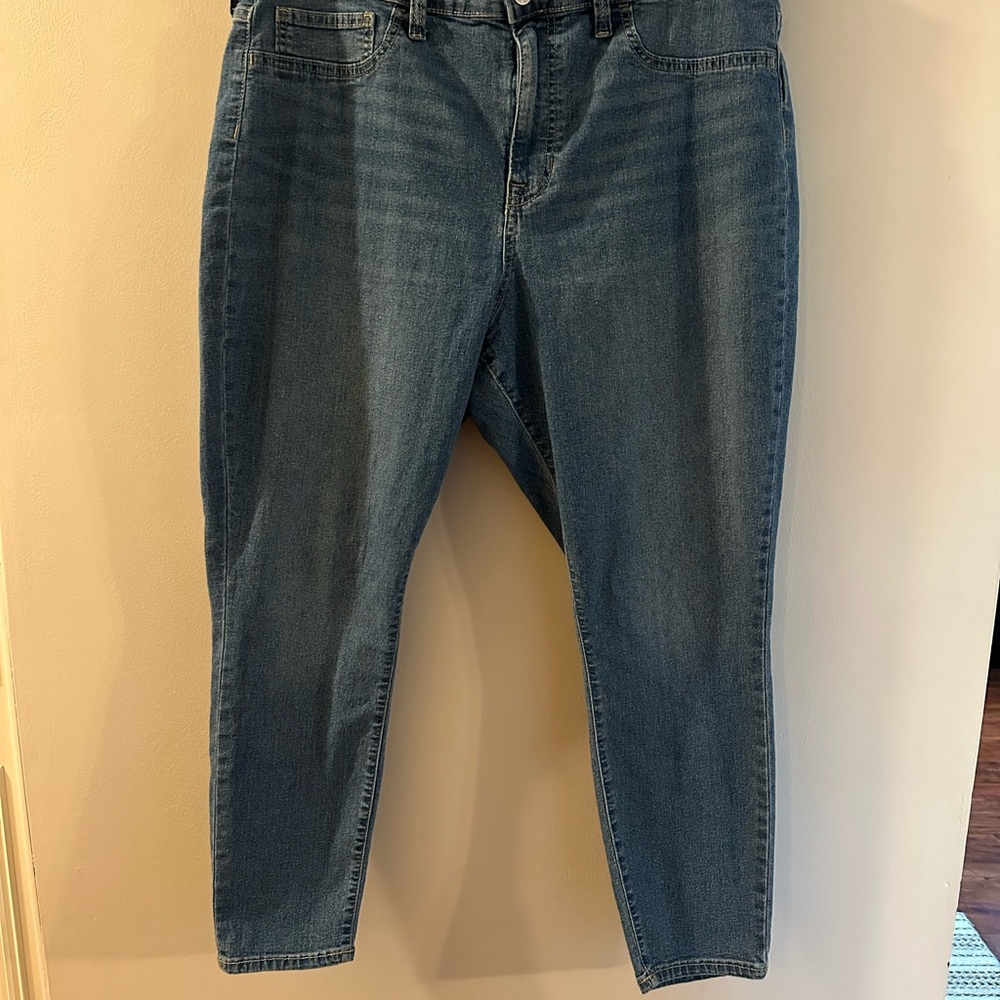 GAP High-Rise Blue Jeggings